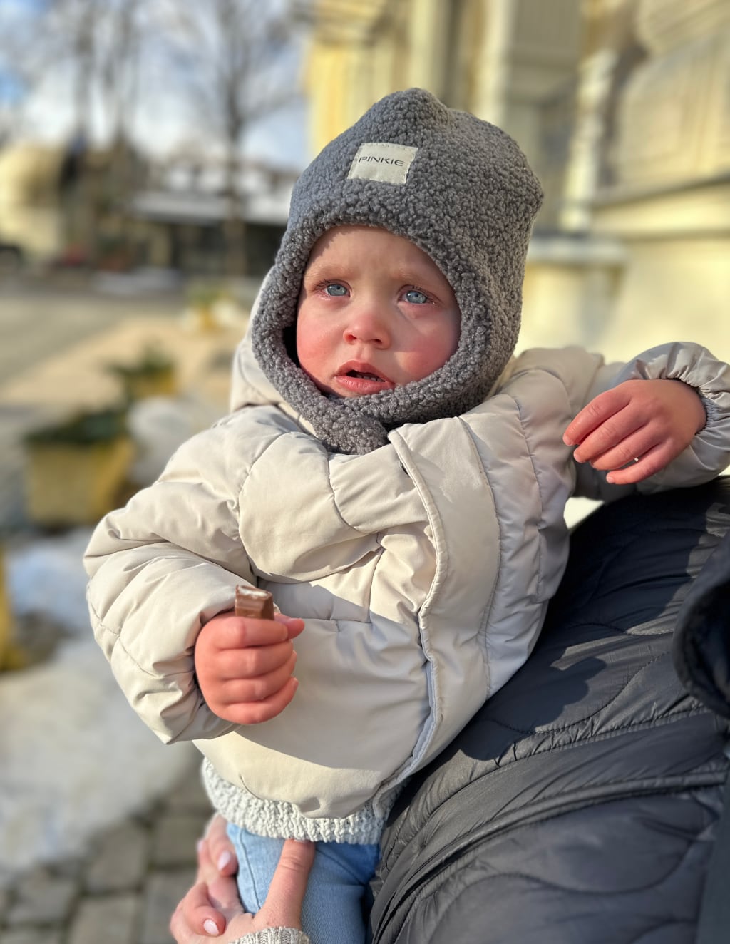 čepice-kukla Teddy Grey Varianta/ velikost: 3-6 let