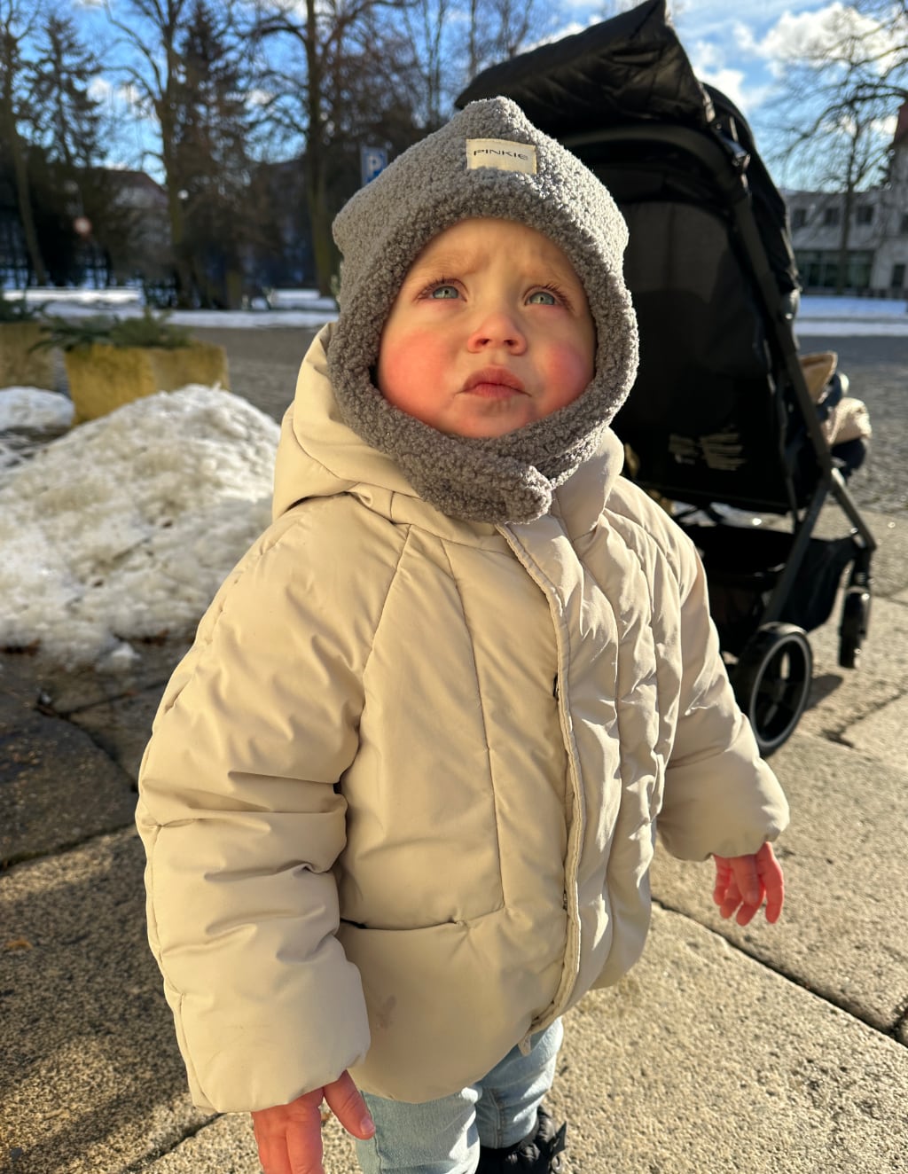 čepice-kukla Teddy Grey Varianta/ velikost: 3-6 let