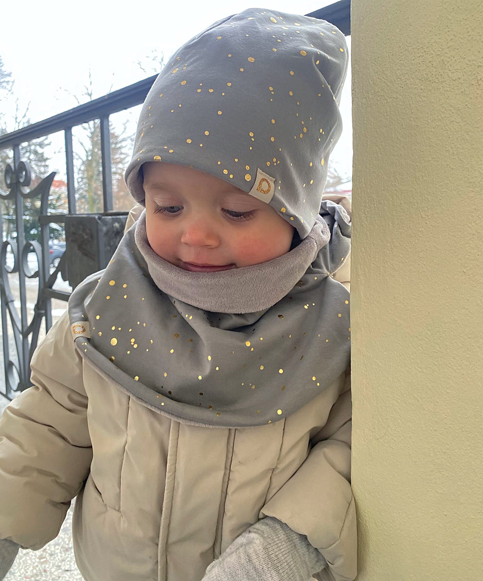 čepice Shine Gold Grey Varianta / velikost: 3-6 let