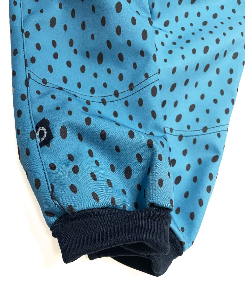 softshellové kalhoty Dots Blue Varianta / velikost: 86-92