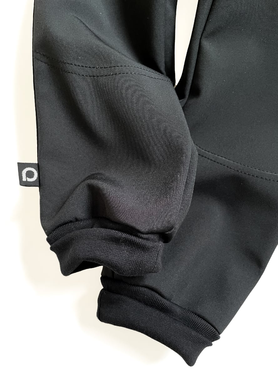 softshellové kalhoty Black All Varianta / velikost: 134-140