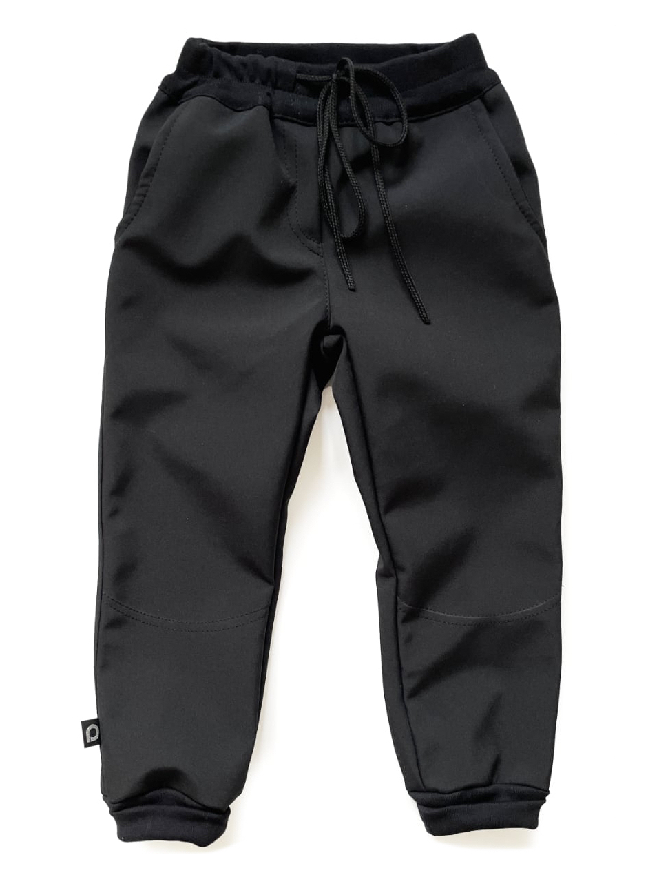 softshellové kalhoty Black All Varianta / velikost: 134-140