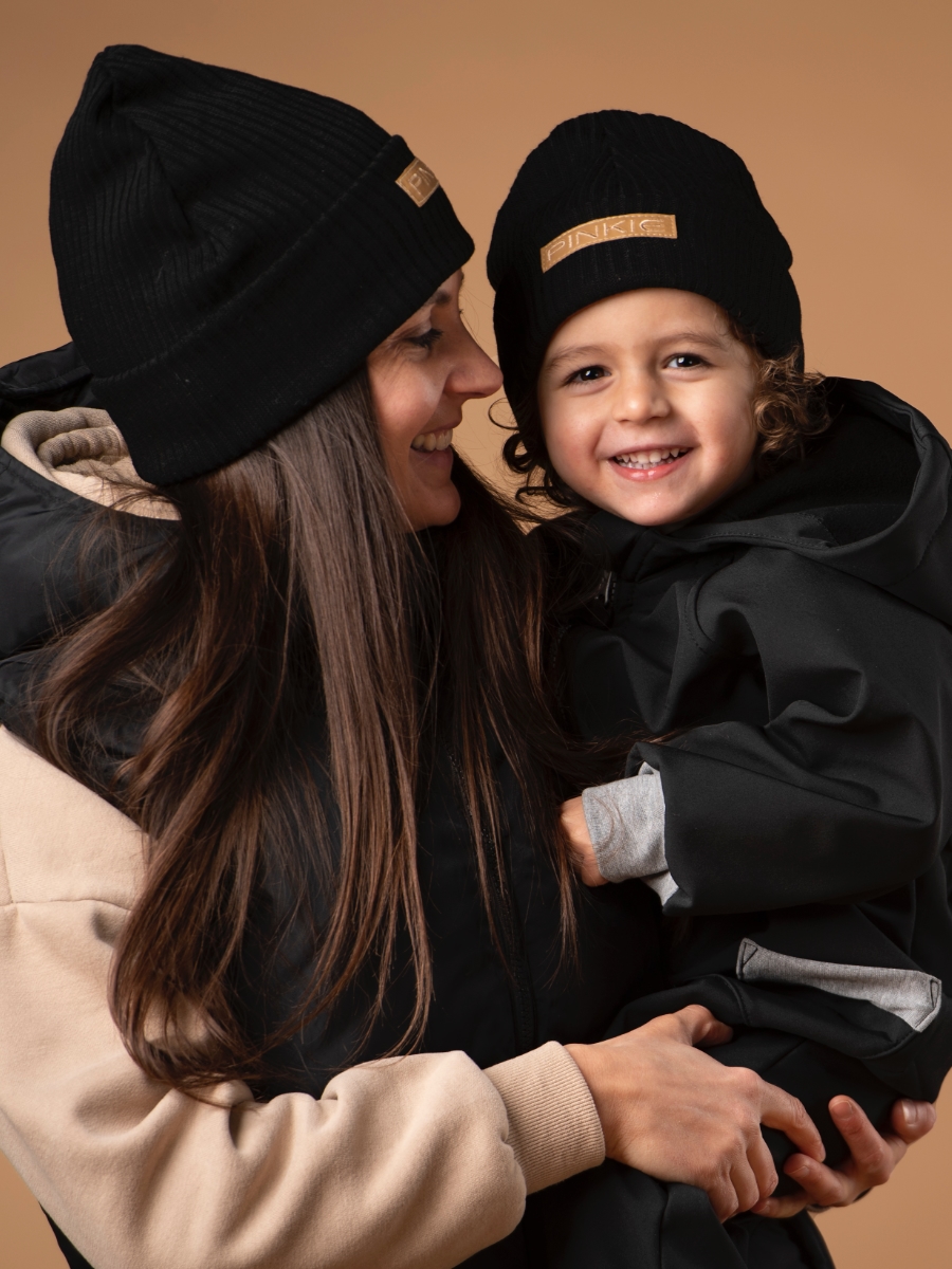 čepice Label Black Varianta / velikost: 6 let-dospělá