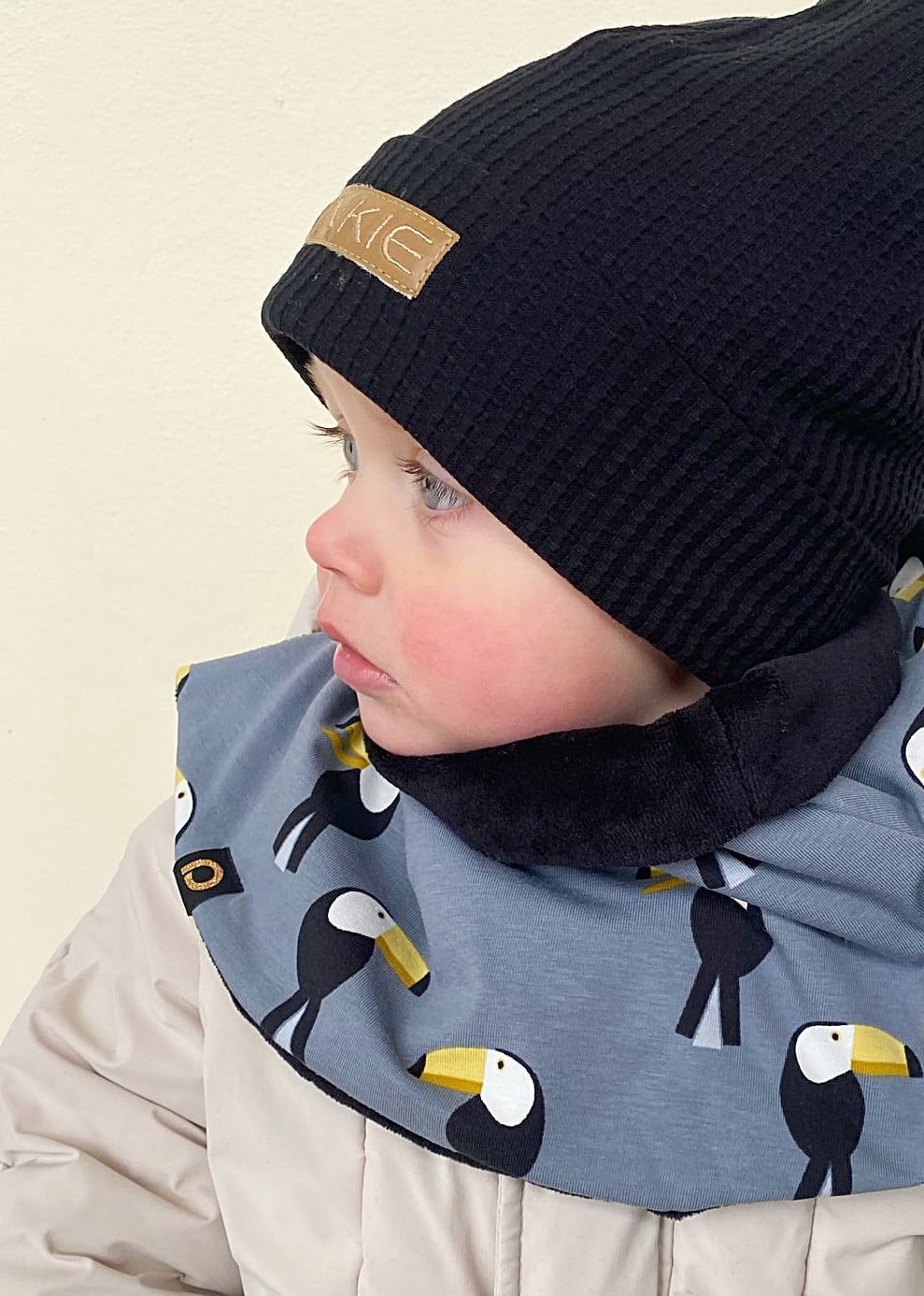 čepice Label Black Varianta / velikost: 6 let-dospělá