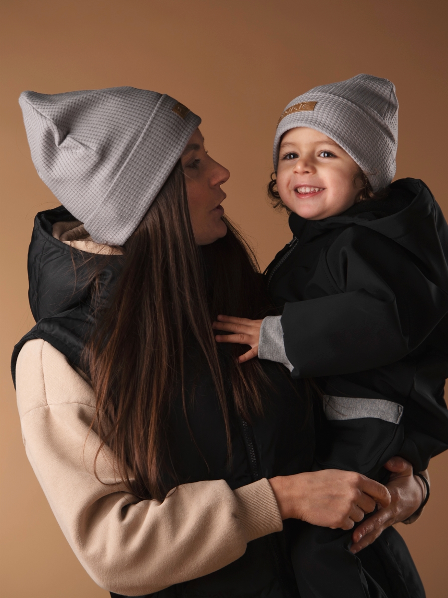 čepice Label Grey Duo Varianta / velikost: 1-3 roky+dospělá