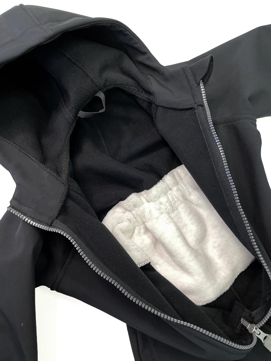 softshellová kombinéza Black/Grey Varianta / velikost: 98-104