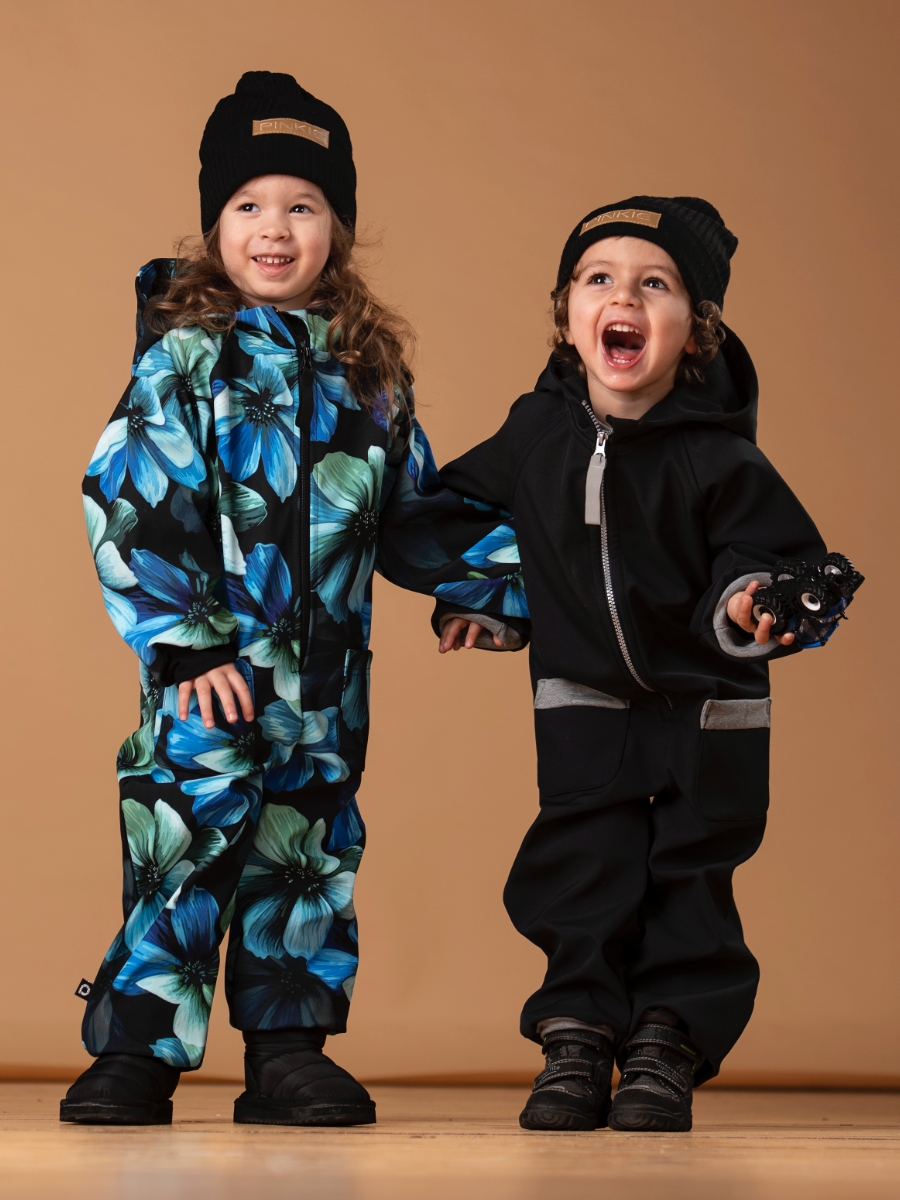 softshellová kombinéza Black/Grey Varianta / velikost: 98-104
