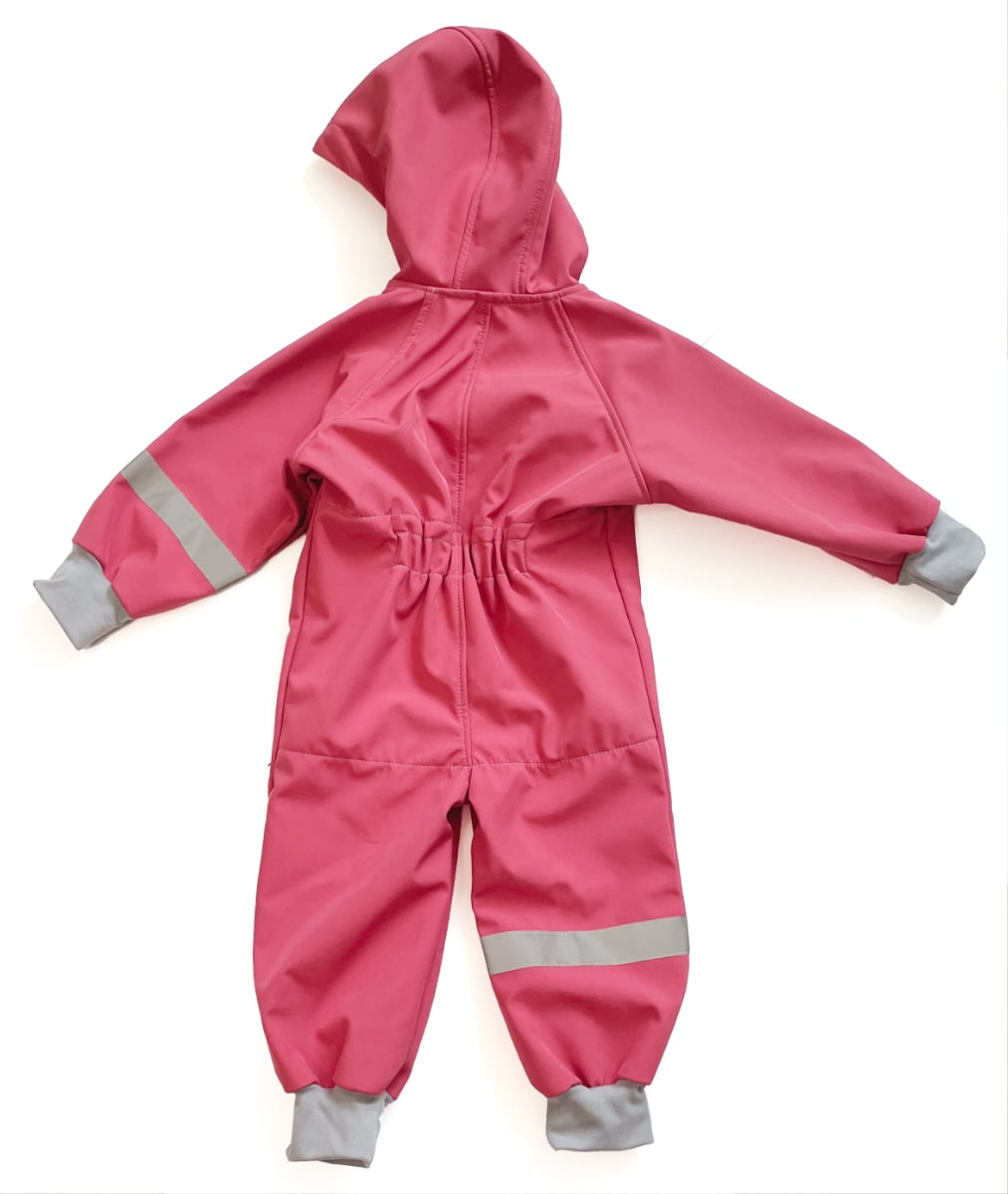 softshellová kombinéza Pink/Grey Varianta / velikost: 86-92