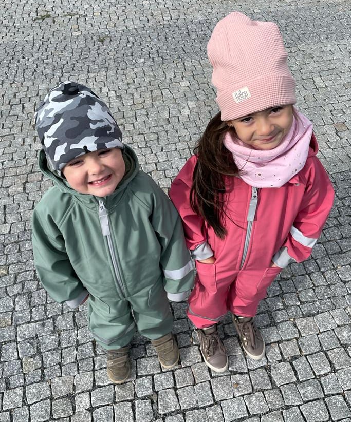 softshellová kombinéza Pink/Grey Varianta / velikost: 86-92