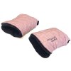 péřové rukavice na kočárek Superfine Light Pink