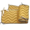 ochraniacz do łóżeczka BIO Wave Ochre