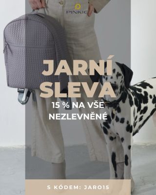 Nepropásněte slevu 15 % pouze do této neděle🥳 👉🏼S kódem JARO15 na e-shopu www.pinkieshop.eu