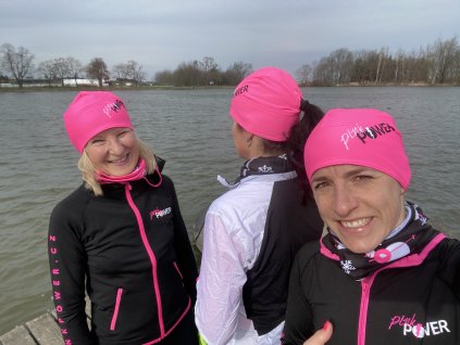 Běžecká čepice PinkPower.cz extra VĚTŠÍ