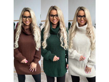 Rolákový svetr KNIT
