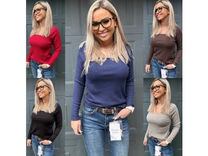 Teplejší třpytivé triko