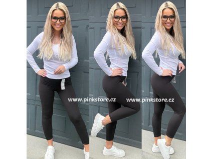 Bambusové 7/8 legíny BLACK