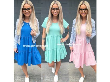 Volánkové šaty IVA