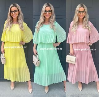 NOVINKA! 🌷 Plisované šaty ROMA 🌷 Tady objednáš 👉 https://www.pinkstore.cz/plisovane-saty-roma/