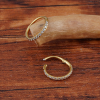 Crystal hinged ring