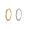 Crystal hinged ring