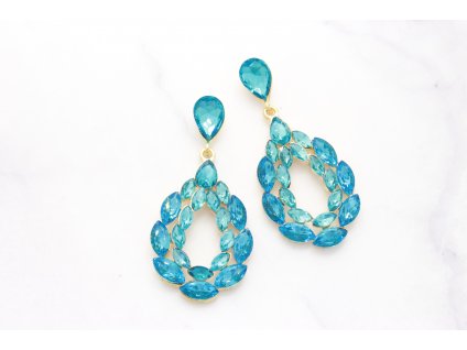 Kamienkové náušnice Elizabeth turquoise
