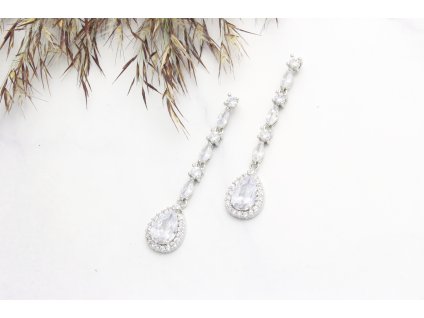 Exkluzívne náušnice Camille Crystal Quality