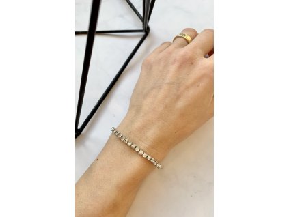 10883 1 strasovy naramok leila silver