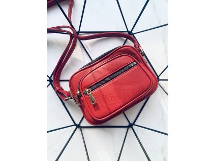 Červená Crossbody kabelka