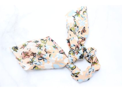 Scrunchie s mašľou vzor 1