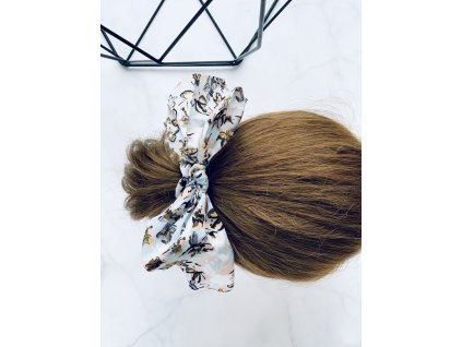 Scrunchie s mašľou vzor 2