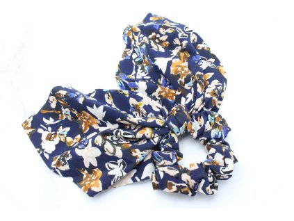Scrunchie s mašľou vzor 3