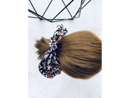 Scrunchie s mašľou vzor 5