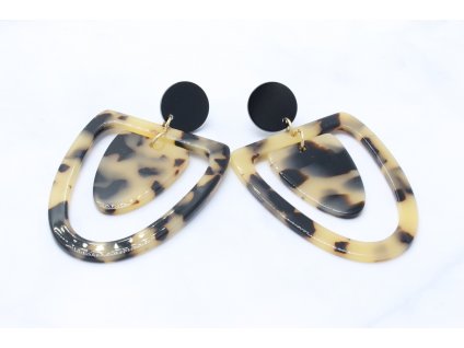 12105 plastove lahucke nausnice svetly leopard