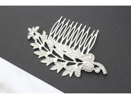 13155 1 hrebienok do vlasov fleur silver
