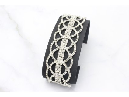 13743 strasovy naramok tami silver