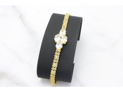 13776 strasovy naramok sia gold