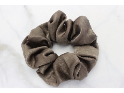Scrunchie Hnedá