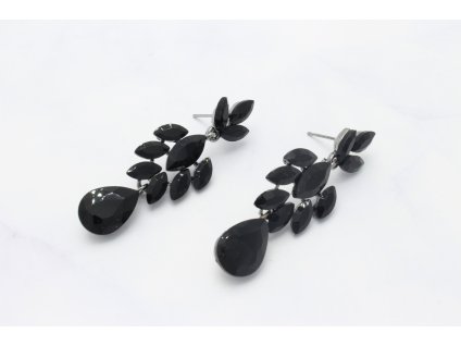 14172 kamienkove nausnice lina black