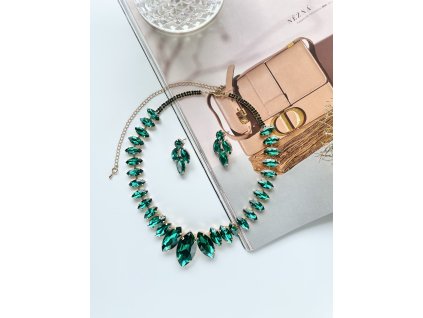 Náhrdelník Royal Emerald Gold