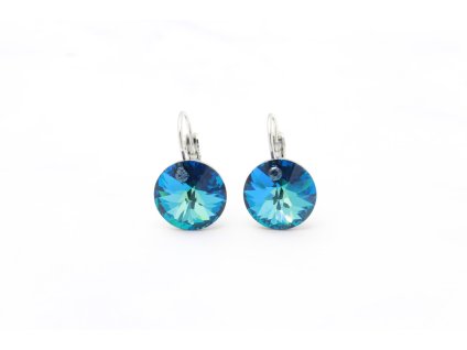 Exkluzívne náušnice Swarovski Elements / Tyrkysové