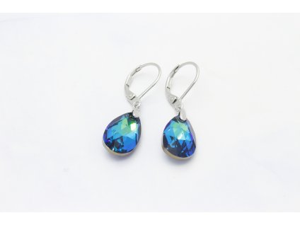 Exkluzívne náušnice Swarovski Elements / Tyrkysové Slzy