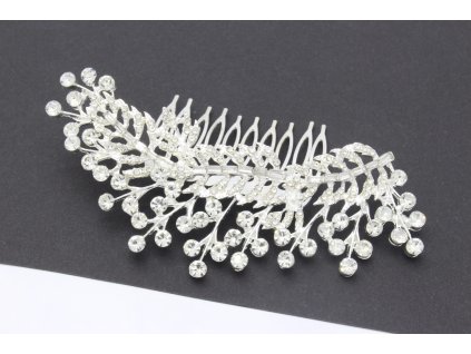 Hrebienok do vlasov sprig silver