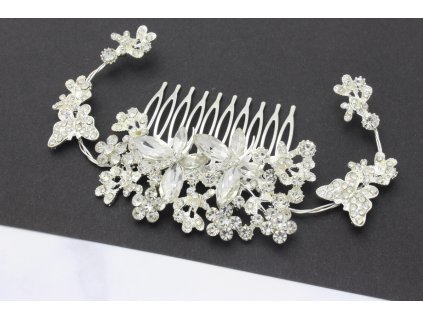 Hrebienok do vlasov Bow Silver
