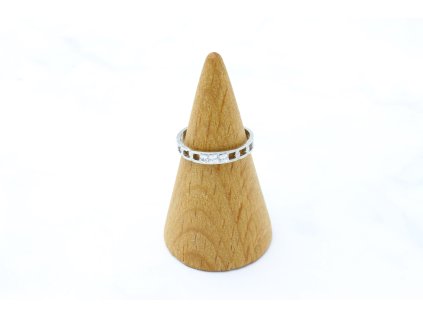 Prsteň z chirurgickej ocele Lola Silver