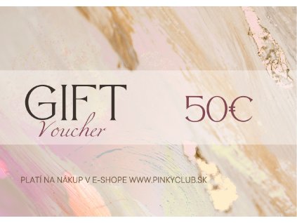 Pastel Elegant Gift Voucher Gift Certificate