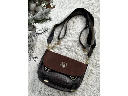 Crossbody kabelka LAURA BIAGGI BROWN