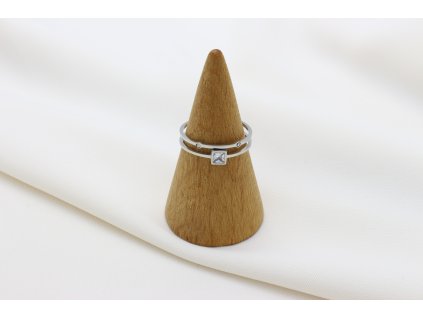 Prsteň z chirurgickej ocele Salma