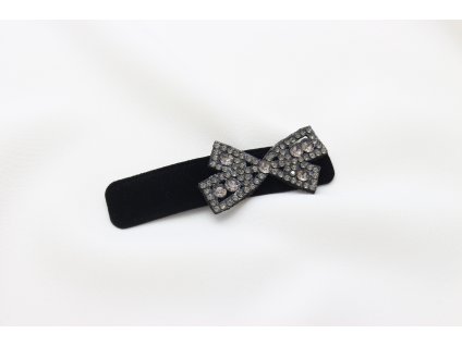 Semišová pukačka Black Bow