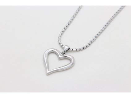 Retiazka z chirurgickej ocele LOVE HEART