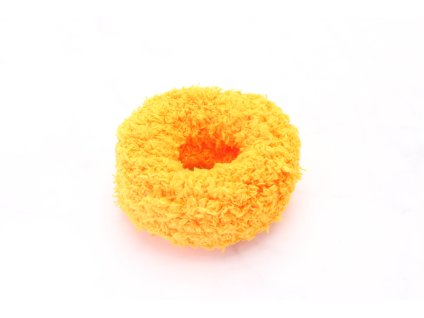Oranžová mäkká gumička väčšia